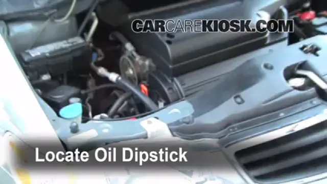 2002 Honda Odyssey EX 3.5L V6 Aceite Controlar nivel de aceite